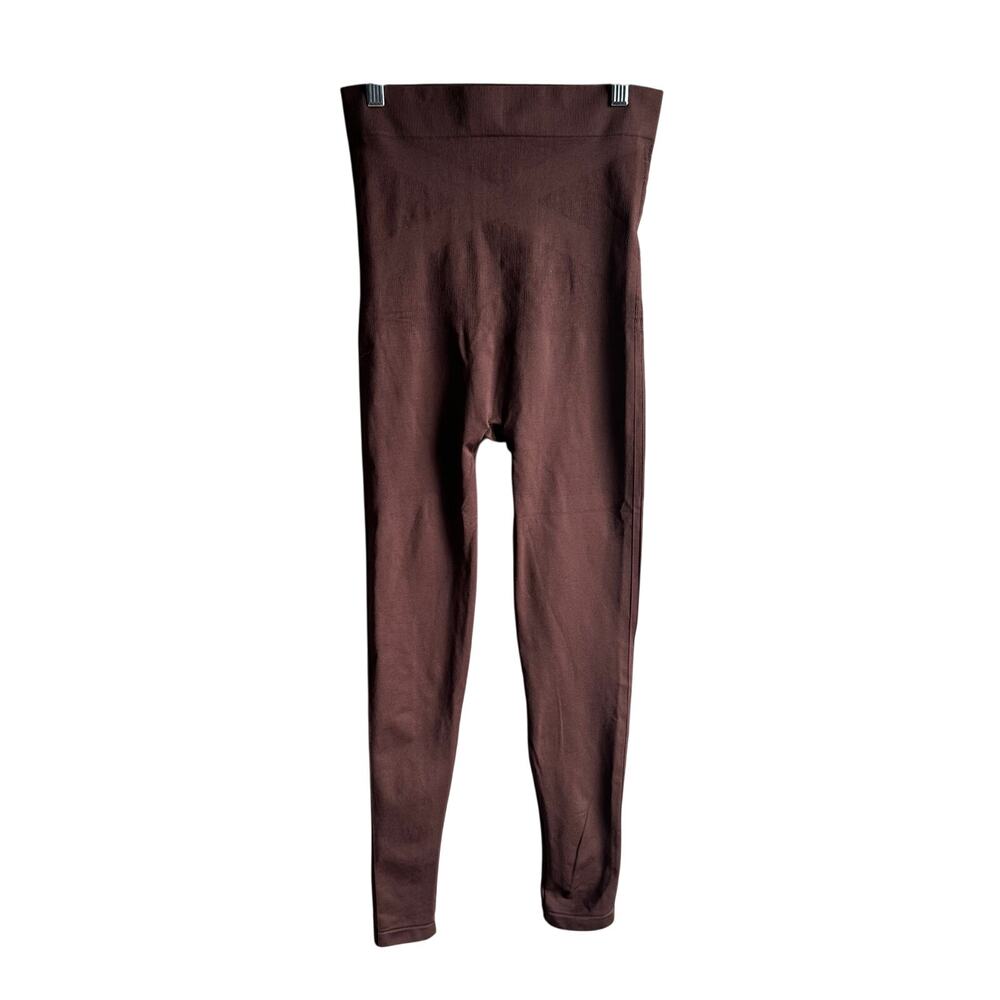 Blanqi Everyday Maternity Belly Support Leggings Brown M - Picture 4 of 4